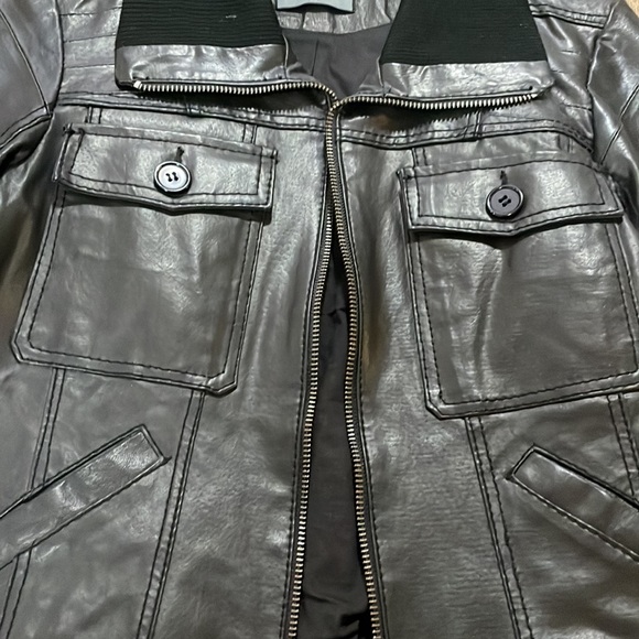 Only Fetti Leather Jacket - Picture 4 of 9